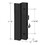 CRL V321 Low Profile Black Plastic Hook - Style Surface Mount Handle; 4-15/16" Screw Holes, Price/Each