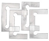 CRL VCT4GKCLR Victoria Series Clear Replacement Gaskets
