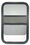 CRL VW7186 Universal Non-Contoured Vertical Lift Slider Window 19-1/4" x 29-1/4" with 1-1/2" Trim Ring, Price/Each