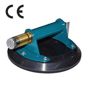 CRL W4950WBP Wood's Powr-Grip&#174; 8" Vacuum Cup With Low Vacuum Audio Alarm - Metal Handle