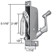 CRL WCM232 Right Hand Awning Window Operator for Superior 2-1/8" Link Arm