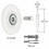 CRL WREPK7N Nylon Concave Edge Replacement Wheel - 2&#034; x 1/8&#034;, Price/Each