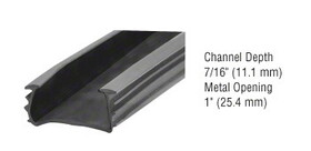 CRL WV3868 1" Adaptor Glazing Vinyl for WA175 Adapter Channel