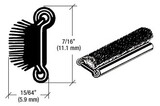 CRL YM396 Flexible Stainless Steel Beaded Weatherstrip for 1953-1960 GM Cars - 96