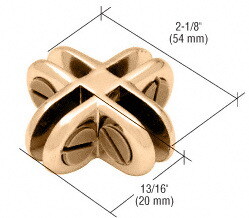 CRL Four-Way 90 Degree Display Connector