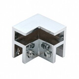 CRL ZLS1CH Chrome 2-Way with Top Junction Clamp