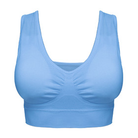 TOPTIE Women's Sports Bras with Removable Pads, Seamless Comfortable Bras for Yoga, Running