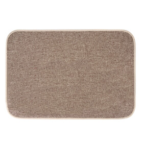 Aspire Floor Mats Linen 15.7" x 23.6", Country-Style Standing Pads, Doormat with Durable Rubber Base