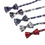 TOPTIE Mens Stylish 5in1 Adjustable Bow Tie Collection - Various Designs