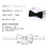 TopTie Mens Formal Solid Color Satin Banded Bow Tie, Christmas Gift Idea