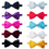 TOPTIE Men's Tuxedo Bow Tie, Solid Color Bowtie 10pc Mixed Lot