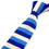 TOPTIE Men's Knit Stripe Pattern Skinny Tie Square End 2 Inch Necktie Tie