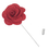 TopTie Men's Lapel Flower Pin Rose for Wedding Boutonniere Stick (Pack of 6)