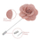 2 PACKS Wholesale TopTie Men's Lapel Flower Pin Rose for Wedding Boutonniere Stick (Pack of 6)