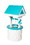 white & aruba blue