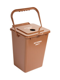 Busch Systems 102144 BATTERY RECYCLER - Single - Kit - Batteries - Circle - Brown