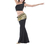 BellyLady Multi-Row Gold Coins Belly Dance Skirt Wrap & Hip Scarf, Gift Idea