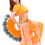 BellyLady Belly Dance Peacock Feather Marabou Fan with Plastic Staves, Price/piece