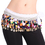 BellyLady Belly Dance Hip Scarf With Paillettes, Gold Coins Belly Dance skirt