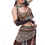 BellyLady Belly Dance Tribal Gypsy Leopard Print Costume Bra & Skirt, Gift Idea