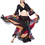 BellyLady Belly Dance Tribal Flare Sleeve Wrap Top, Gypsy Dance Costume Top