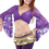 BellyLady Tribal Belly Dance Lace Butterfly Sleeve Wrap Top, Top For Christmas