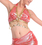 BellyLady Belly Dance Gold Coin Halter Wrap Bra Top