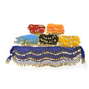 BellyLady Wholesale Lots Of 6 Gold Coins Belly Dance Hip Scarves, Gift Idea