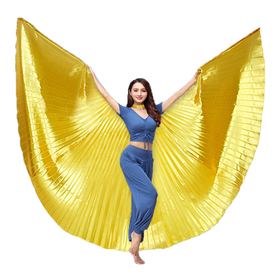 BellyLady Belly Dance Costume Isis Wings With Sticks, Egyptian 360 Degrees Wing