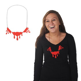 Beistle 00035 Dripping Blood Necklace, 14"