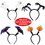 Beistle 00119 Halloween Boppers, asstd designs; attached to snap-on headband, Price/1/Card