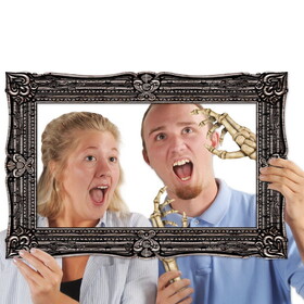 Beistle 00198 Halloween Photo Fun Frame, 3 hand held props included, 15&#189;" x 23&#189;"