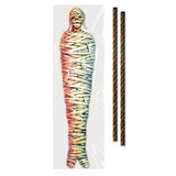 Beistle 00366 Mummy Tree Wrap Decoration, all-weather; 2 plastic ties included, 15½
