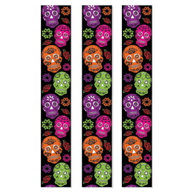 Beistle 00434 Day Of The Dead Party Panels, 12" x 6'