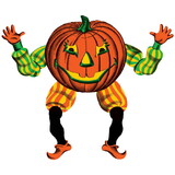 Beistle 00442 Vintage Halloween Jointed Goblin, prtd 2 sides, 30