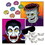 Beistle 00445 Halloween Party Games, blindfold mask w/7 brains & 8 fangs included, 19" x 17&#189;"