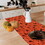 Beistle 00470 Halloween Fabric Table Runner, 12" x 6', Price/1/Package