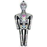Beistle 00487 Day Of The Dead Inflatable Skeleton, 4' 6