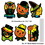 Beistle 00498 Plastic Halloween Yard Signs, 6 metal stakes included; all-weather; assembly required, 12&#190;" x 10"