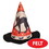 Beistle 00557 Vintage Halloween Felt Witch Hat, one size fits most, Price/1/Card