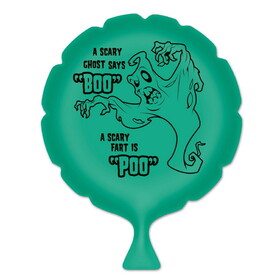 Beistle 00572 A Scary Ghost Says Boo Whoopee Cushion, 8"
