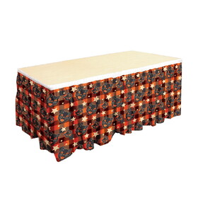 Beistle 00583 Vintage Halloween Table Skirting, 29" x 14'
