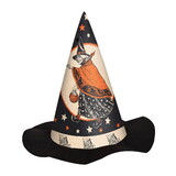 Beistle 00615 Vintage Halloween Felt Witch Hat, one size fits most