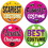 Beistle 00942 Halloween Costume Buttons, 2", Price/4/Package