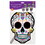 Beistle 01256 Plastic DOD Sugar Skull Yard Signs, 6 metal stakes included; all-weather; assembly required, 11" x 8", Price/6/Package