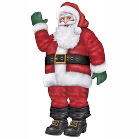 Beistle 20015 Jointed Santa, 5' 6"