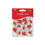 Beistle 20062 Santa Hat Deluxe Sparkle Confetti, red & silver, Price/? Oz/Package