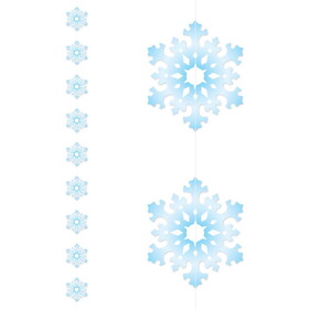Beistle 20266 Snowflake Stringers, 6' 6"