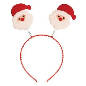 Beistle 20267 Santa Boppers, attached to snap-on headband