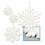 Beistle 20367 Fluffy Snowflakes, 2-6 , 1-12 , 1-16 , Asstd, Price/4/Package
